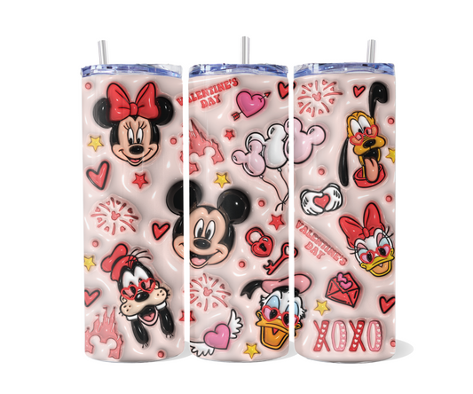 Mickey & Friends Pink Tumbler